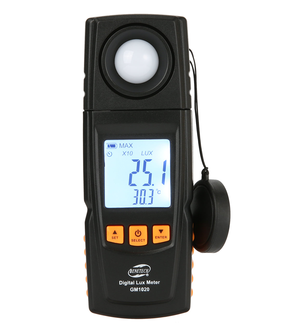 Benetech GM1020 Digital Lux Meter 0-200,000 Lux Illuminance with Backlight