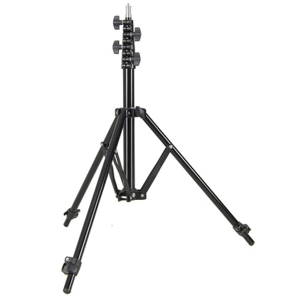 Godox Professional Aluminum Alloy Adjustable / Reversible Leg Light Stands with Lightweight Material, 5/8" Gold / Silver Plated Spigot Stud, Max 3Kg Load Capacity and up to 9Ft Max Height for Photography, Lighting and Studio Equipment