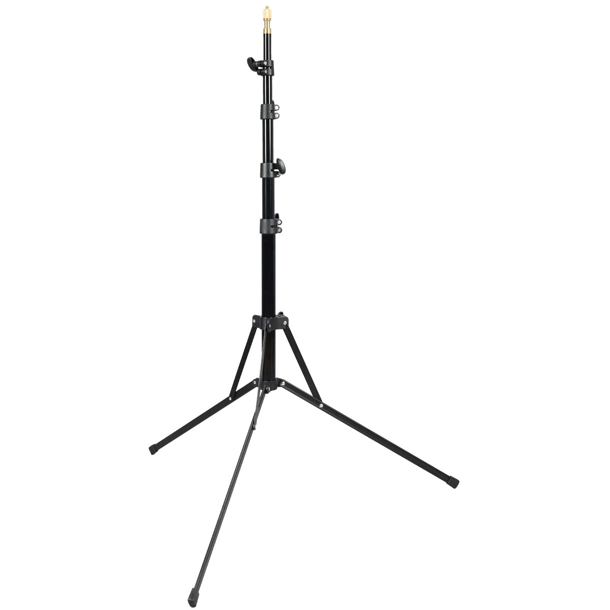 Godox Professional Aluminum Alloy Adjustable / Reversible Leg Light Stands with Lightweight Material, 5/8" Gold / Silver Plated Spigot Stud, Max 3Kg Load Capacity and up to 9Ft Max Height for Photography, Lighting and Studio Equipment