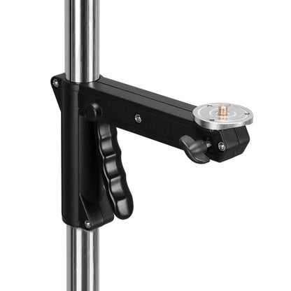 Godox 240FS Wheeled Light Stand with 240cm Max Height, Braking Caster Wheels, Sliding 1/4" Lamp Mount for Studio Photography Lighting