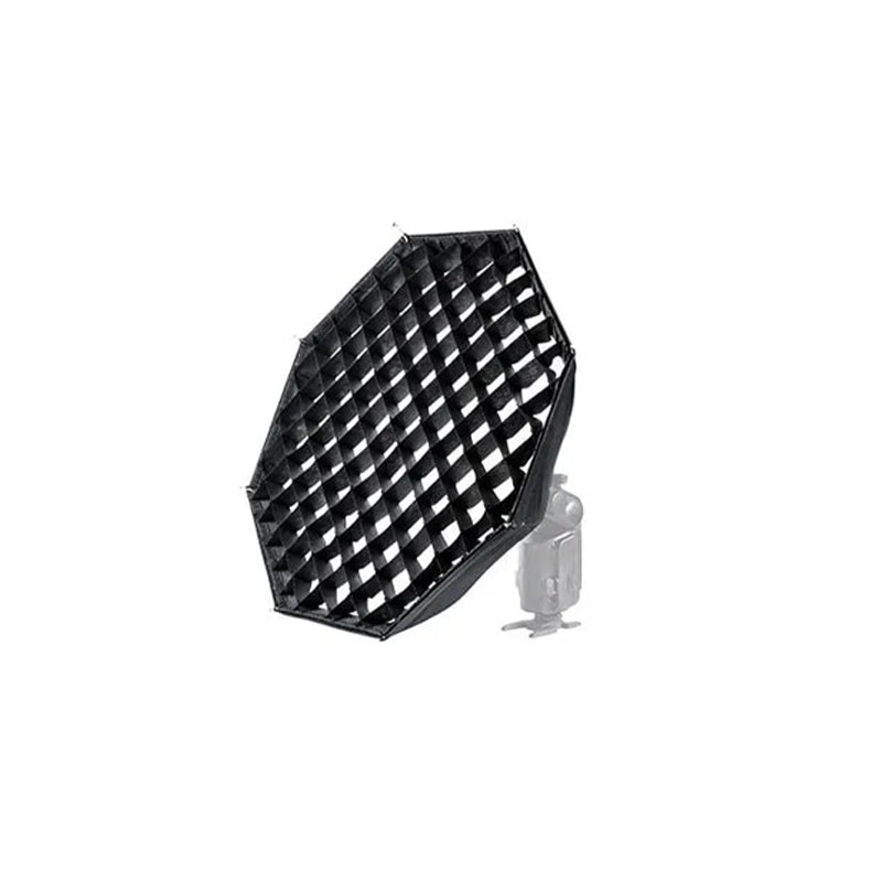 Godox AD-S7 47cm Multifunctional Folding Octagonal Softbox Grid Umbrella with Silver Disc, Diffusion Cover, Honeycomb Cover for Speedlite WISTRO Flash AD200/AD180/AD360II Studio Photography