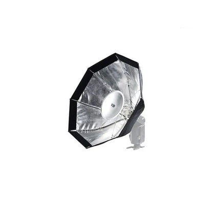 Godox AD-S7 47cm Multifunctional Folding Octagonal Softbox Grid Umbrella with Silver Disc, Diffusion Cover, Honeycomb Cover for Speedlite WISTRO Flash AD200/AD180/AD360II Studio Photography