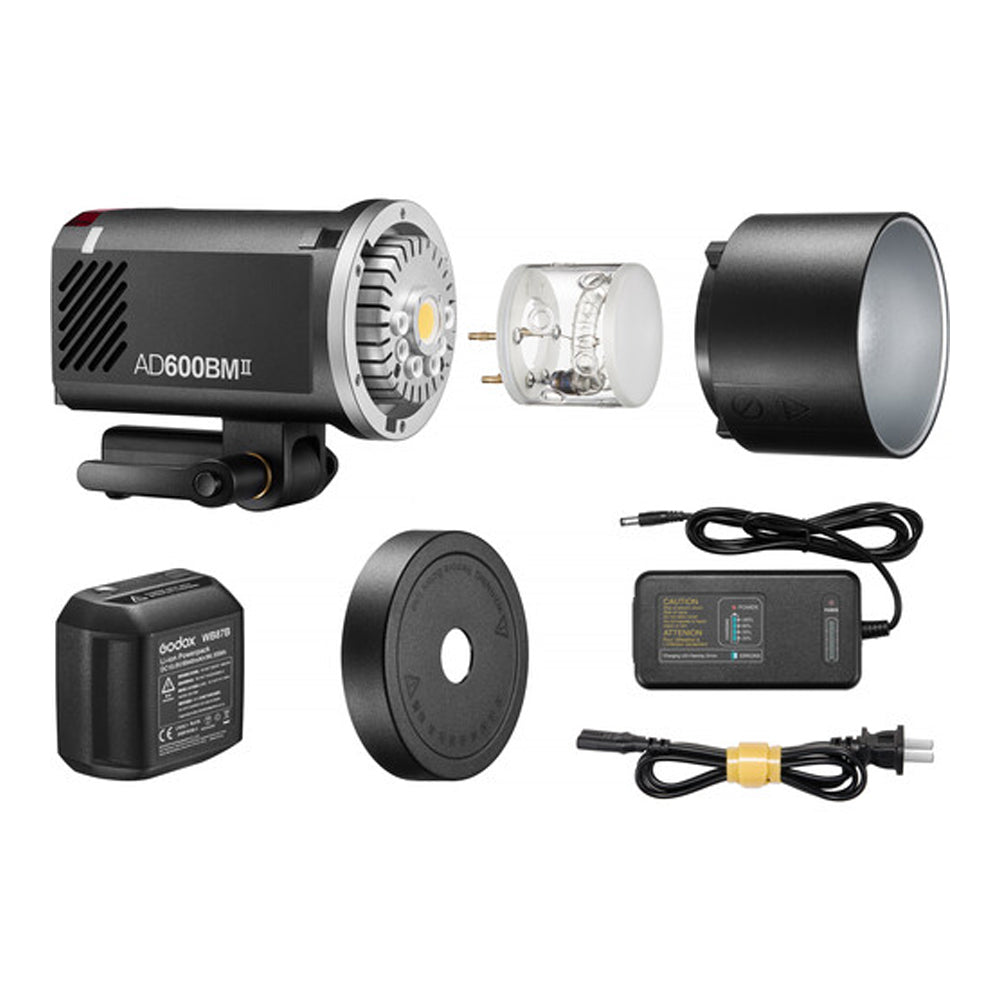 Godox AD600BM / AD600BM II Witstro Manual All-in-One Outdoor Monolight with up to 500 Full-Power Flashes, 600W Range, Bowens S Mount Accessory for Studio Lighting, Video Content Creation and Professional Photography