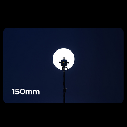 Godox BP-SE 150mm / 85mm / 65mm LED Optical Projection Lens Attachment Kit for Litemons LA150R LA200R LA300BI LA300R Series with 4 Adjustable Leaves, 360° Rotatable Design, Bowens Mount, Gobo Set with Holder and Gel Frame