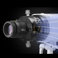 Godox BP-SE 150mm / 85mm LED Optical Projection Lens Attachment Kit for Litemons LA150R LA200R LA300BI LA300R Series with 4 Adjustable Leaves, 360° Rotatable Design, Bowens Mount, Gobo Set with Holder and Gel Frame