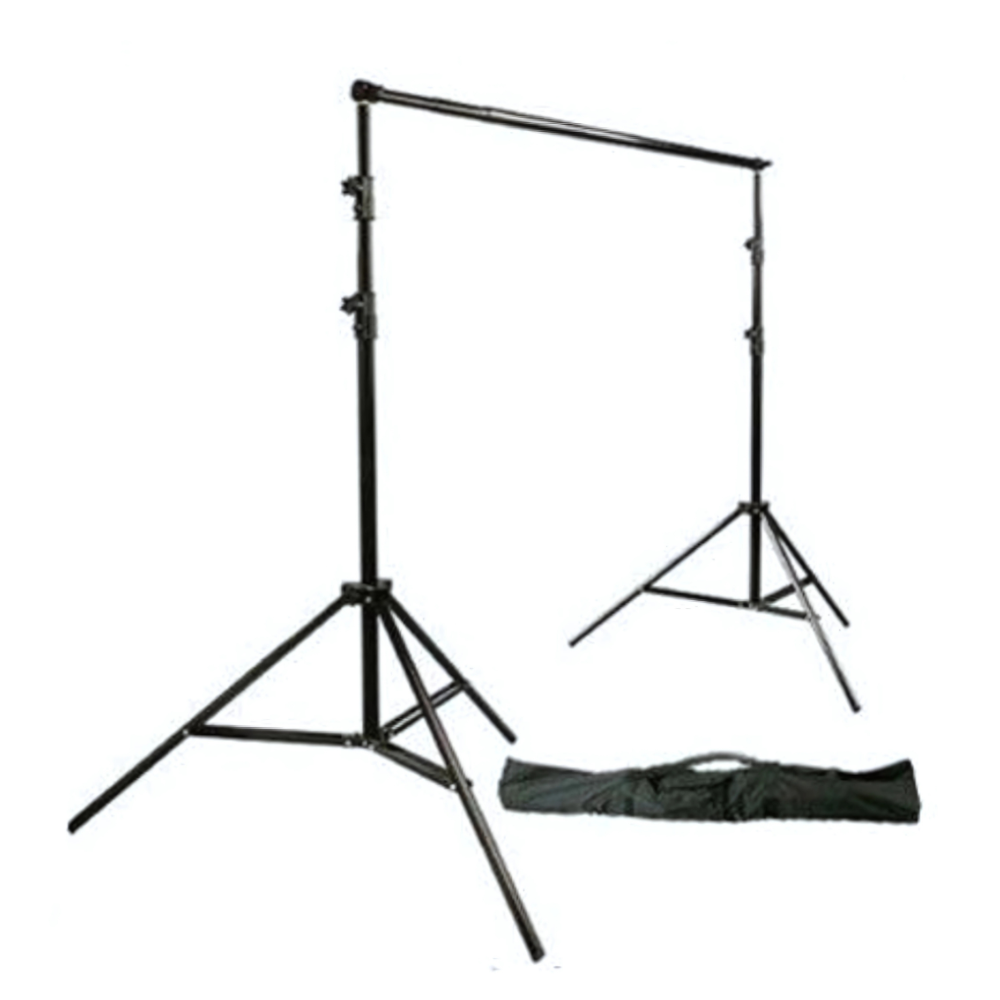 Godox BS04 Background Stand Kit Set with Aluminum Stands, Crossbar & Carrying Bag, Compatible with Any Backdrop, 8.5 Feet Maximum Height for Home Photography, Professional Studio Equipment