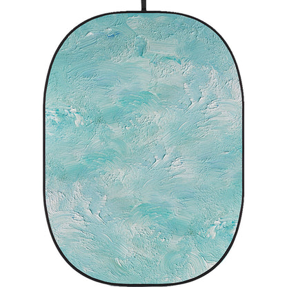 [CLEARANCE] Godox Collapsible Backdrop 1.5 x 2m Abstract Painting Background Easy Set Up with Wrinkle-Free Self-Supporting Collapsible Frame, and Non-Reflective Material for Photography, Live Stream, Vlogging, Video, Picture | CBA-PA0009