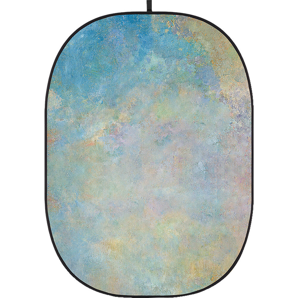 Godox Collapsible Backdrop 1.5 x 2m Abstract Painting Background Easy Set Up with Wrinkle-Free Self-Supporting Collapsible Frame, and Non-Reflective Material for Photography, Live Stream, Vlogging, Video, Picture | CBA-PA0009