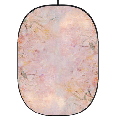 Godox Collapsible Backdrop 1.5 x 2m Floral Painting Background Easy Set Up with Wrinkle-Free Self-Supporting Collapsible Frame, and Non-Reflective Material for Photography, Live Stream, Vlogging, Video, Picture | CBA-PF0005