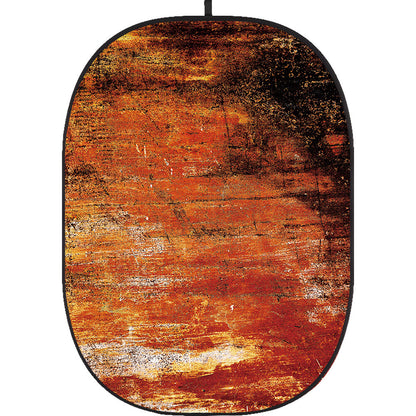 Godox Collapsible Backdrop 1.5 x 2m Rusty Wall Background Easy Set Up with Wrinkle-Free Self-Supporting Collapsible Frame, and Non-Reflective Material for Photography, Live Stream, Vlogging, Video, Picture | CBA-WR0011