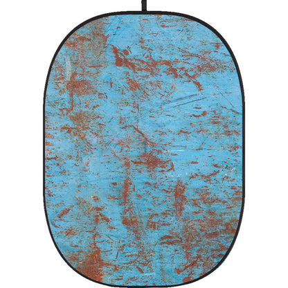 Godox Collapsible Backdrop 1.5 x 2m Rusty Wall Background Easy Set Up with Wrinkle-Free Self-Supporting Collapsible Frame, and Non-Reflective Material for Photography, Live Stream, Vlogging, Video, Picture | CBA-WR0011