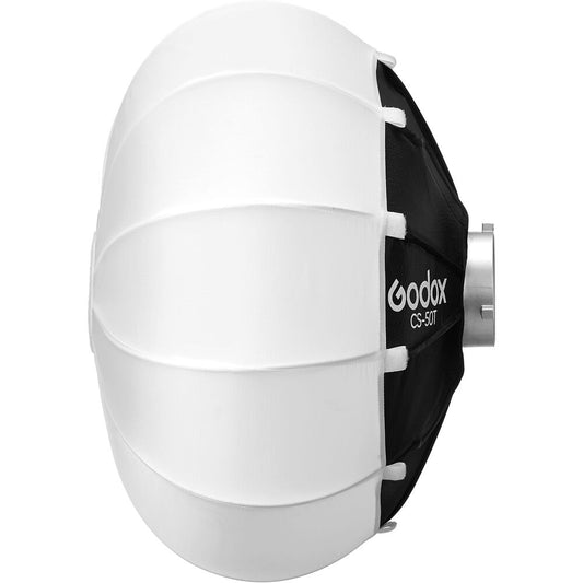 Godox CS-50T/CS-65T/CS-85T Collapsible Lantern Softbox for Bowens Mount with Foldable Quick Install Portable Round Shape, 270 Beam Spread, Quick Set-Up, for Small Space Studio Live Streaming, Video Shooting