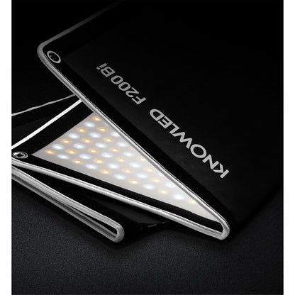 Godox KNOWLED F600Bi 48 x 48" 600W / F400Bi 25 x 48" 400W / F200Bi 25 x 25" 200W Bi-Color Foldable LED Light Mat Panel, 2.4Ghz Wireless & Bluetooth, 2700K  -  8500K CCT, IP65 Dust & Water Resistant, 11 Light Effect Presets for Photo Video