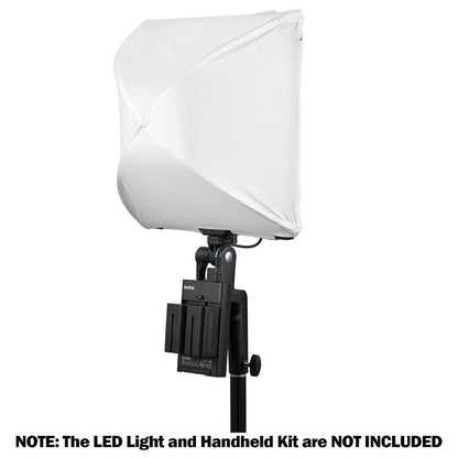 Godox FP50 Foldable Diffusion Pancake Lantern Softbox with Velcro Mounting Strips for FH50Bi and FH50R Flexible LED Light Panels