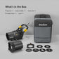 Godox KNOWLED GP19K Spotlight Kit with 19 Degree Lens for MG1200Bi Godox G-Mount Compatible with Adjustable Focus, Drop-In Slot, 4 Fold Shutter with Gobo Holder and 6 Gobos for Camera and Photography