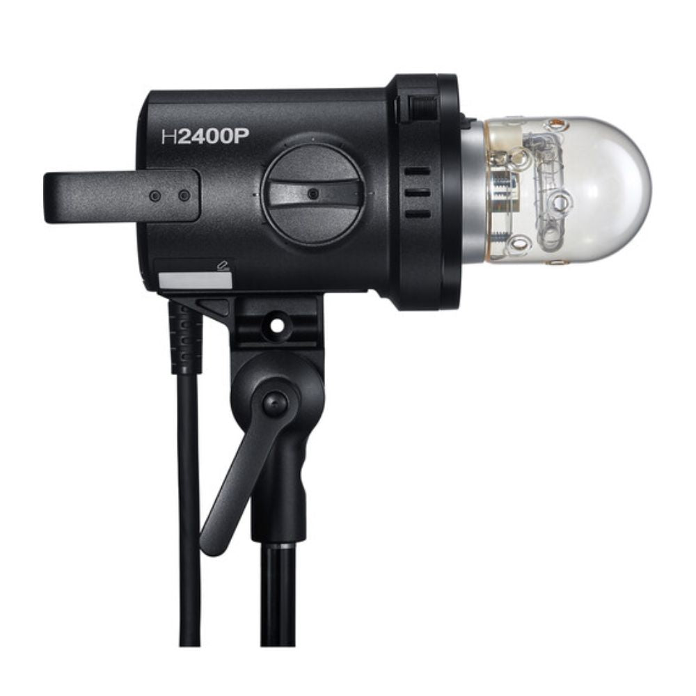 Godox H2400P Flash Head Light for P2400 Power Pack with Bowens Accessory Mount, 2400Ws Power Output Capacity, Optical Flash Receiver, and 60W LED Modeling Lamp