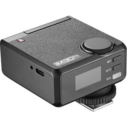Godox iM30 Pro Compact On-Camera Flash - GN15 Auto & Manual Modes 4-Level Tilt Head 550 Flashes