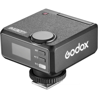 Godox iM30 Pro Compact On-Camera Flash - GN15 Auto & Manual Modes 4-Level Tilt Head 550 Flashes