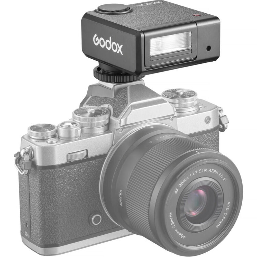 Godox iM30 Pro Compact On-Camera Flash - GN15 Auto & Manual Modes 4-Level Tilt Head 550 Flashes