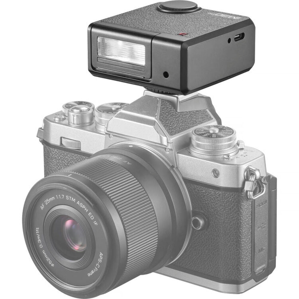 Godox iM30 Pro Compact On-Camera Flash - GN15 Auto & Manual Modes 4-Level Tilt Head 550 Flashes