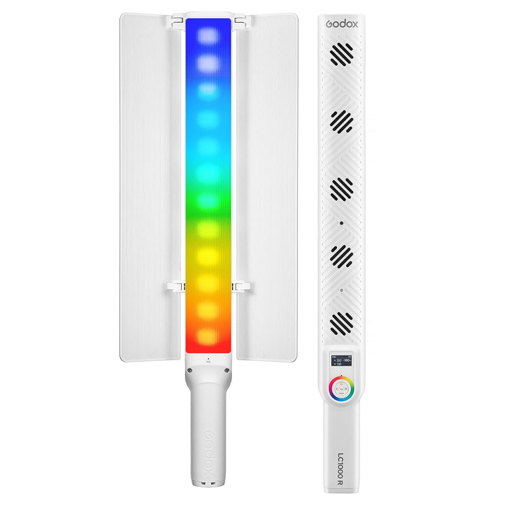 Godox LC1000R / LC1000Bi 100W 2600mAh RGB / Bi-Color LED Light Stick (22") with 2500-8500K CCT Color Temperature, 11 Light Effect Presets, Onboard Controls and Godox Light App, Max 30m Wireless Control Range for Photography and Videography