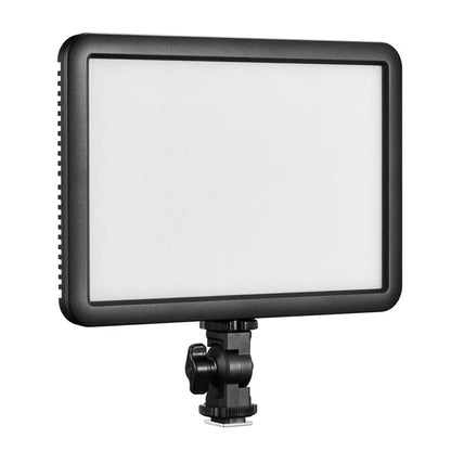 [CLEARANCE] Godox LDP8BI Bi-Color / LDP8D Daylight LED Video Light Panel 5600K / 2800-6500K 5V 10W (5.8 x 4.1") with 8 - 11 FX Effects, Adjustable Cold Shoe Mount, DC / NP-F Battery Power Supply (Battery Sold Separately)