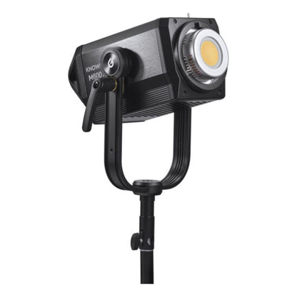 Godox KNOWLED M600Bi PRO Bi-Color LED COB Mono Light Kit 650W IP54 Rated 2800-6500K CCT Range with Bowens Mount Reflector DMX / CRMX / Artnet Bluetooth APP Controls, 2.4GHz Wireless, 11 Lighting Effect Presets for Studio Film Production