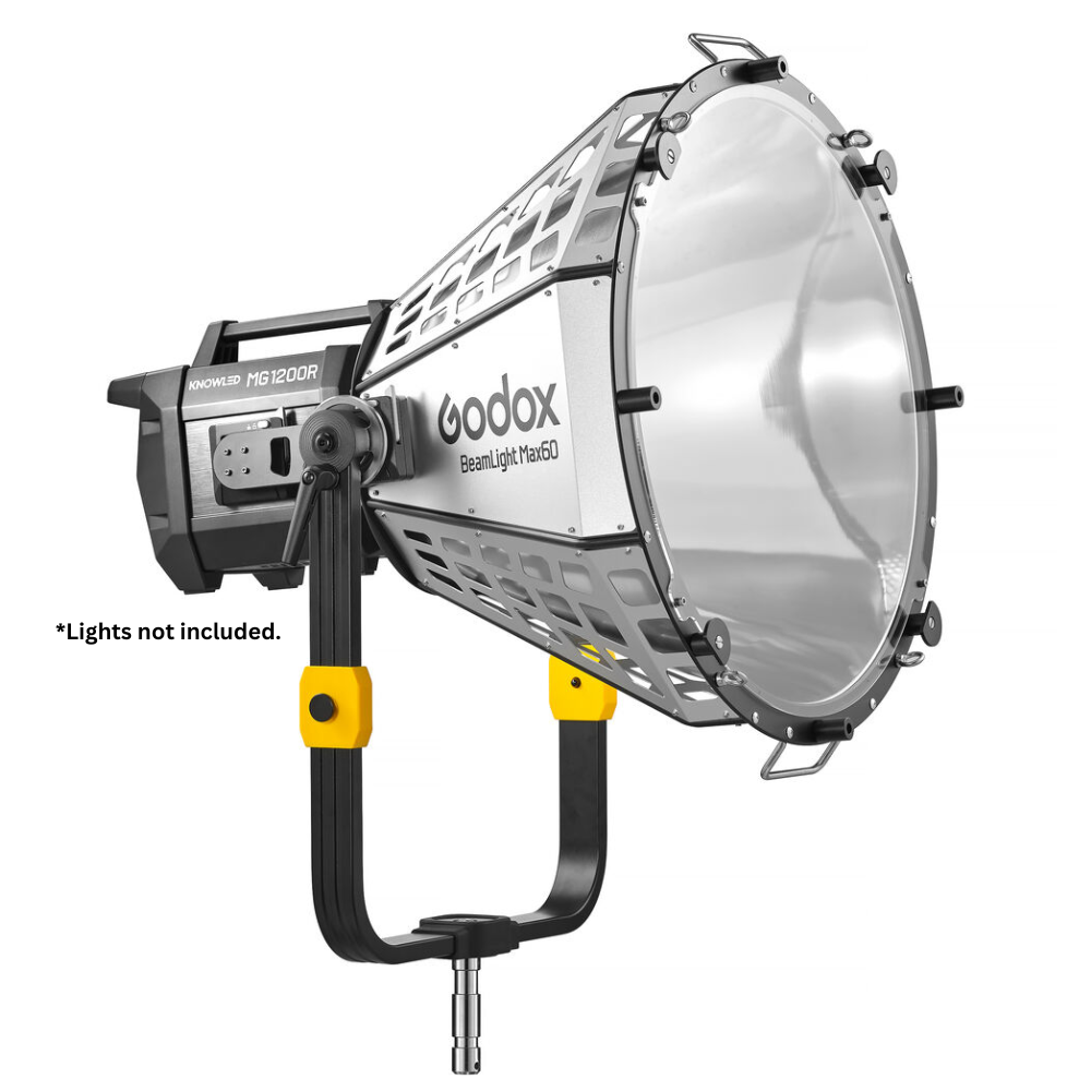 Godox BeamLight Max60 Reflector for KNOWLED MG2400BI MG1200BI MG1200R Monolight Series with G-Mount Accessory, 5° Narrow Beam Angle, LiteFlow System Compatible for Photography, Studio Lighting and Equipment