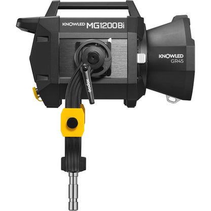Godox MG1200Bi KNOWLED Bi-Color LED COB Light 1200W 2800-6500K CCT CRI 96 / TLCI 96 with G Mount Reflector and DMX, LumenRadio CRMX, Bluetooth APP, 2.4GHz Wireless and Onboard Controls for Film Production, Broadcast, and Studio Lighting