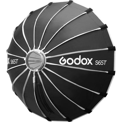 Godox S65T / 85T / 120T / 105T Bowens Mount 65cm/85cm/120cm/105cm Foldable Quick Release Umbrella Softbox with Collapsible, Removable Front and Inner Diffuser for Photography and Studio Lighting Equipments