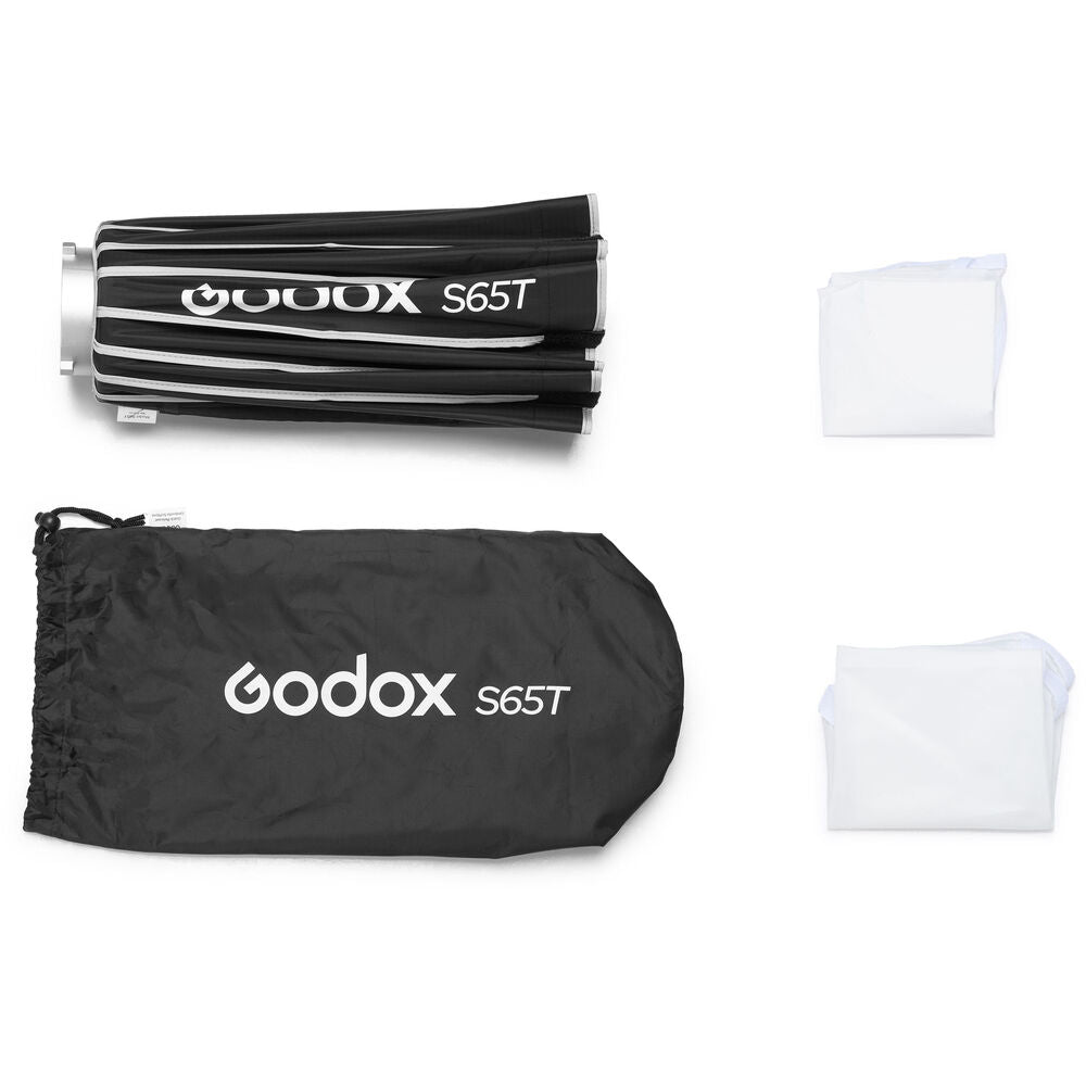 GODOX S65T/85T/120T Bowens Mount 65cm/85cm/120cm Foldable Quick Release Umbrella Softbox with Collapsible, Removable Front and Inner Diffuser for Photography and Studio Lighting Equipments