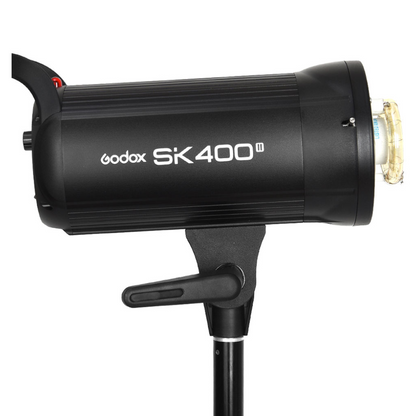 Godox SK400II-D SK400II-E Daylight 400W 3-Kit / 2-Kit 2.4G Strobe Flash Kits with Bowens S Front Accessory Mount, 5600K CCT Range, Anti-Preflash Function for Professiol Photography and Studio Lighting Equipment