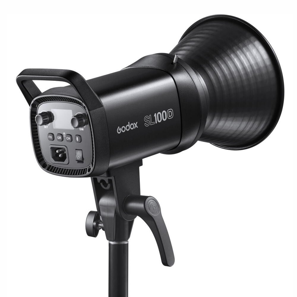 Godox SL100D SL100BI K2 Daylight / Bi-Color 2-Kit Studio Video Light with Bowens S Front Accessory Mount, 5600K / 2800K~6500K CCT Range, 8 / 11 Special Lighting Effects, App Control for Professional Photography & Studio Lighting Equipment