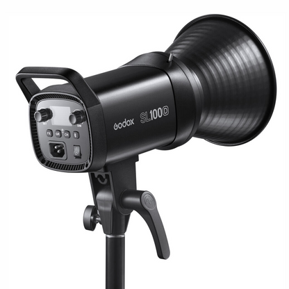 Godox SL100D SL100BI K2 Daylight / Bi-Color 2-Kit Studio Video Light with Bowens S Front Accessory Mount, 5600K / 2800K~6500K CCT Range, 8 / 11 Special Lighting Effects, App Control for Professiol Photography & Studio Lighting Equipment
