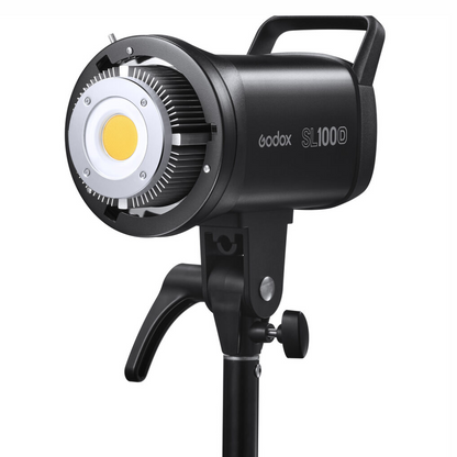 Godox SL100D SL100BI K2 Daylight / Bi-Color 2-Kit Studio Video Light with Bowens S Front Accessory Mount, 5600K / 2800K~6500K CCT Range, 8 / 11 Special Lighting Effects, App Control for Professiol Photography & Studio Lighting Equipment