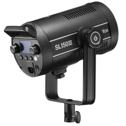 Godox SL150III SL200III 2-Kit 160W 215W Daylight Studio Video Light with Silent Passive Cooling System, 5600K CCT Range, 100-240 VAC Power, Onboard, Bluetooth & App Controls for Professiol Photography and Studio Lighting Equipment