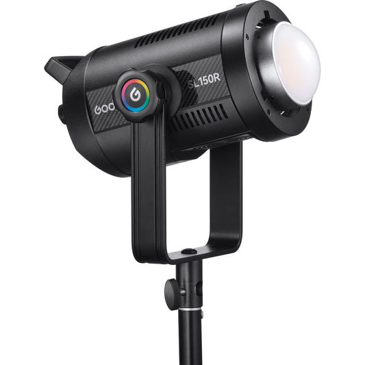 Godox SL150R RGB 165W LED Video Light and Reflector with Onboard & App Control, 2.4GHz Wireless & Bluetooth, Built-In Bowens S-Mount and 14 Light Effect Presets of Video and Film Production