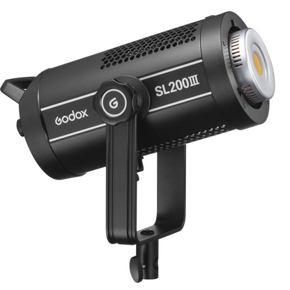 Godox SL150III SL200III 2-Kit 160W 215W Daylight Studio Video Light with Silent Passive Cooling System, 5600K CCT Range, 100-240 VAC Power, Onboard, Bluetooth & App Controls for Professiol Photography and Studio Lighting Equipment