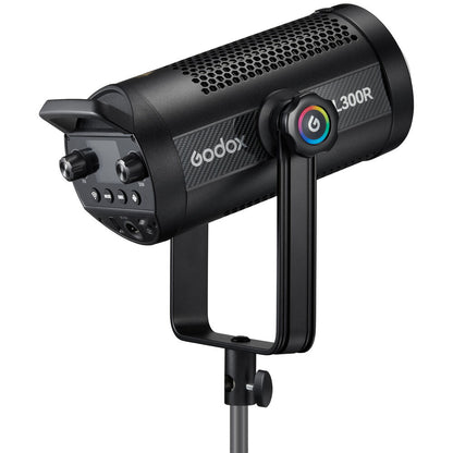 Godox SL300R RGB 10,000K Wireless LED Video Light with Bowens Mount, Effect Presets, Dual Cooling Fans, Onboard, App Control, and Rotatable Yokes for Camera Lighting Studio Photography