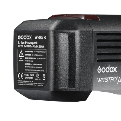 Godox WB87B WB87 8940mAh Rechargeable Lithium-Ion Battery Pack for AD600 / AD600B / AD600M / AD600BM Series with 500 Full Power Flashes