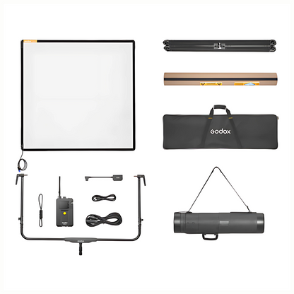 Godox AD21 / AD32 / AD33 K2 Adjustable Light Diffusion Panel with Motorized Control, Dual Dimming Modes, Bluetooth App, DMX/RDM & Built-in CRMX, Controller Powered via USB-C / V-Mount Battery for Photography, Video & Studio Lighting