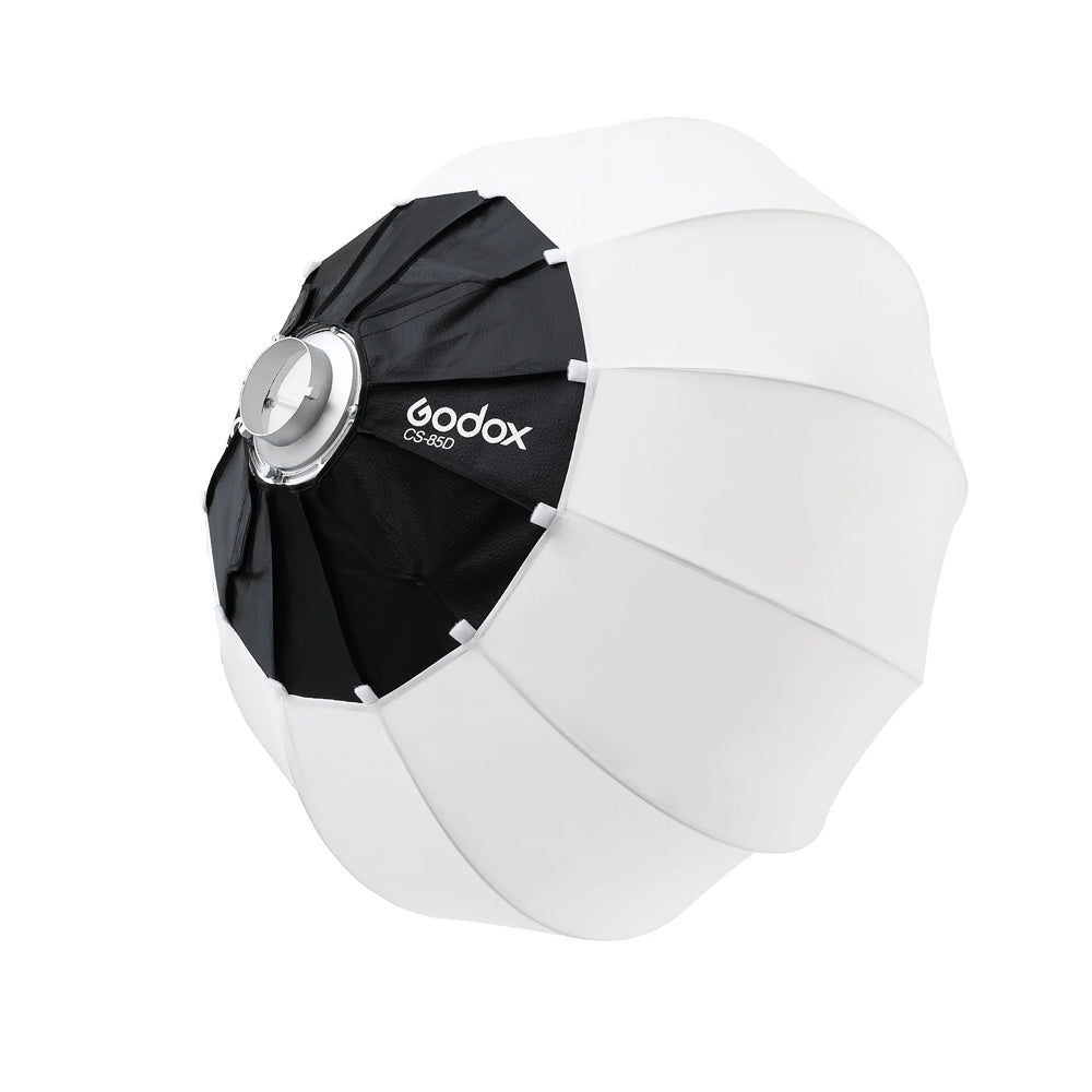 Godox 85cm / 50cm Lantern Softbox with Bowens Mount, Quick Install Portable Round Shape Softbox Light for Studio Light Photography Equipment