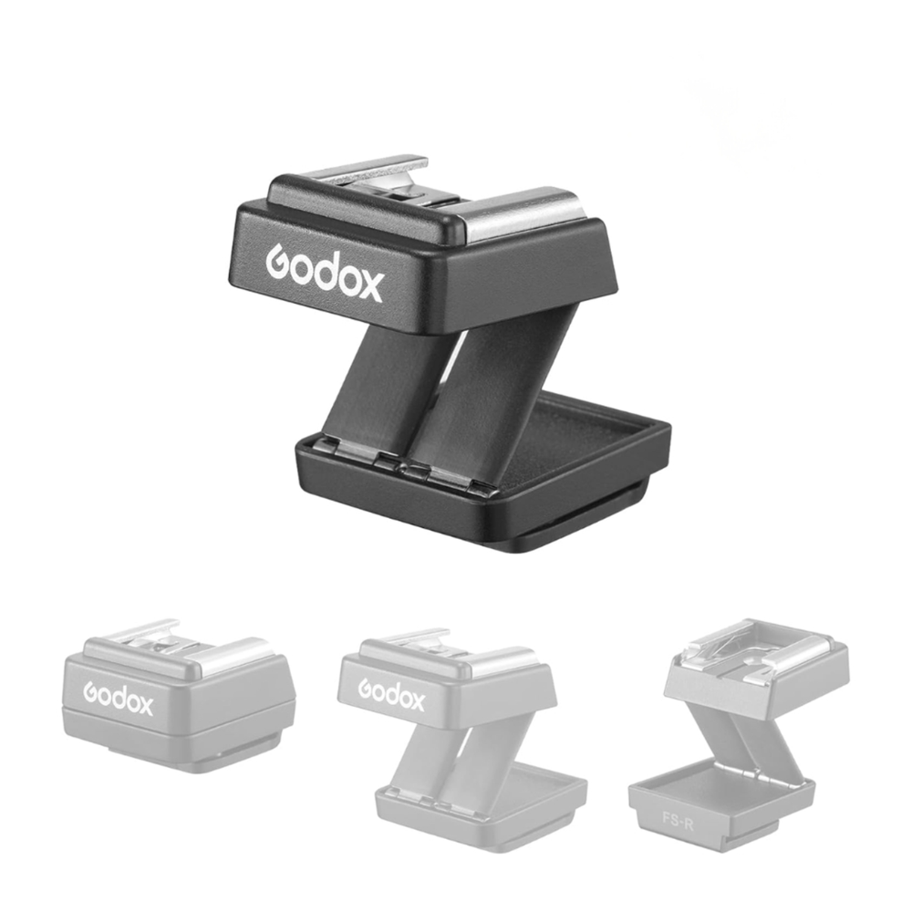Godox TR/FS-R TTL/Single Contact Hot Shoe Riser Mount for Mirrorless Cameras–Mini Pocket Flashes