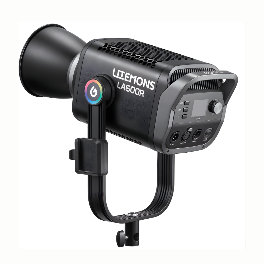 Godox Litemons LA600R / LA600Bi K1 600W RGB / Bi-Color LED Monolight Bowens S Mount with Onboard, DMX. Bluetooth App Control, AC / DC Power, Up to 14 Special Lighting Effects, Max 60m Range for Studio Lighting and Equipment