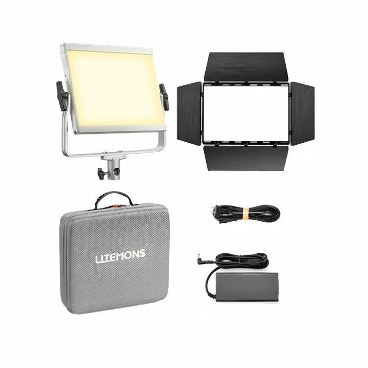 Godox LiteMons LP600 Series Bi-Color / RGB 10x8" LED Light Panel with 2800-6500K / 1800-10,000K CCT, Optional NP-F Battery Power, Onboard & App Control for Live Streaming, Vlogging, Video Content Creation & Studio Lighting | LP600BI LP600R