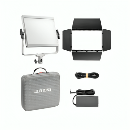 Godox LiteMons LP600 Series Bi-Color / RGB 10x8" LED Light Panel with 2800-6500K / 1800-10,000K CCT, Optiol NP-F Battery Power, Onboard & App Control for Live Streaming, Vlogging, Video Content Creation & Studio Lighting | LP600BI LP600R