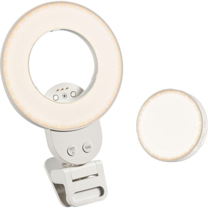 Godox LR15Bi Magnetic | LR30Bi Clip On with Detachable Mirror Bi Color LED Ring Lights