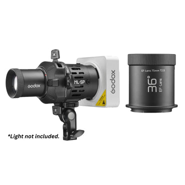 Godox ML-SP-19/36/50 Mini Projection Attachment Lens 19° 36° 50° for ML100Bi/R LED Video Lights