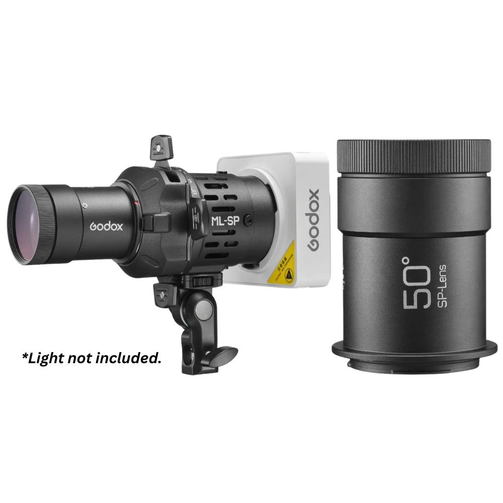 Godox ML-SP-19/36/50 Mini Projection Attachment Lens 19° 36° 50° for ML100Bi/R LED Video Lights