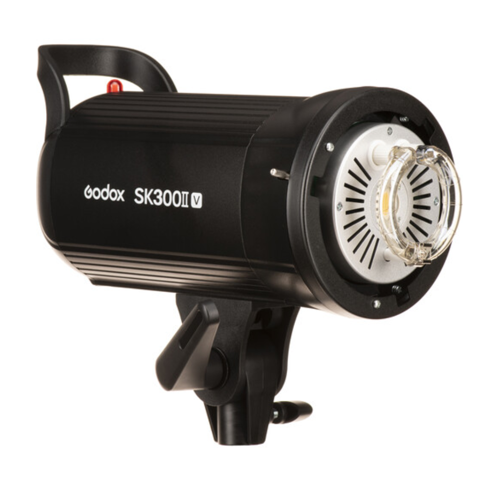 Godox SK300II-V Studio Flash Strobe Monolight 300W GN58 with Bowens S Mount, 5700K CCT, 0.1-1.5s Recycle Time, Onboard & 2.4GHz Wireless App Controls for Photography, Live Streaming, Video Content Creation & Professional Studio Lighting